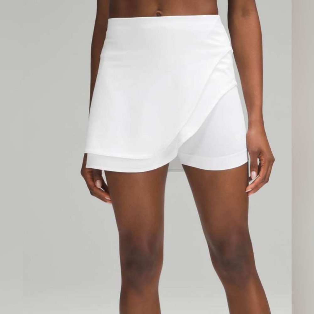 lululemon athletica White Asymmetrical Skirt